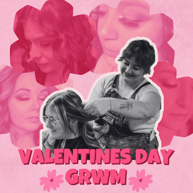 Valentine’s Day GRWM at Mendez Manez LLC in Mount Sterling, KY